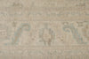 9x12 Ivory and Beige Turkish Oushak Rug
