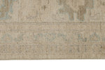 9x12 Ivory and Beige Turkish Oushak Rug