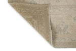 9x12 Ivory and Beige Turkish Oushak Rug
