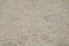 9x12 Beige And Blue Turkish Oushak Rug