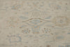 9x12 Beige And Blue Turkish Oushak Rug