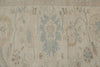 9x12 Beige And Blue Turkish Oushak Rug