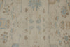 9x12 Beige And Blue Turkish Oushak Rug