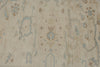 9x12 Beige And Blue Turkish Oushak Rug