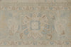 9x12 Beige And Blue Turkish Oushak Rug