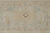 9x12 Beige And Blue Turkish Oushak Rug