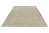 9x12 Beige And Blue Turkish Oushak Rug