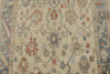 4x16 Ivory and Blue Turkish Oushak Runner