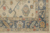 4x16 Ivory and Blue Turkish Oushak Runner