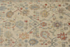 4x16 Ivory and Blue Turkish Oushak Runner