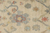 4x16 Ivory and Blue Turkish Oushak Runner