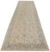 4x16 Ivory and Blue Turkish Oushak Runner