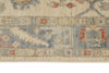 4x16 Ivory and Blue Turkish Oushak Runner