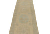 3x8 Blue and Ivory Turkish Tribal Runner