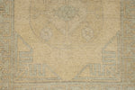 3x8 Blue and Ivory Turkish Tribal Runner