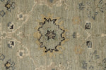 4x6 Ivory and Multicolor Turkish Oushak Rug
