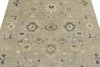 4x6 Ivory and Multicolor Turkish Oushak Rug