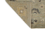 4x6 Ivory and Multicolor Turkish Oushak Rug
