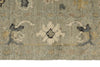 4x6 Ivory and Multicolor Turkish Oushak Rug