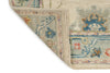 3x12 Ivory and Blue Turkish Oushak Runner