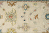 3x12 Ivory and Blue Turkish Oushak Runner