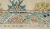 3x12 Ivory and Blue Turkish Oushak Runner