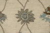 8x12 Ivory and Gray Turkish Oushak Rug