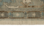 8x12 Ivory and Gray Turkish Oushak Rug