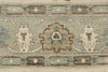 8x12 Ivory and Gray Turkish Oushak Rug