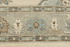 8x12 Ivory and Gray Turkish Oushak Rug