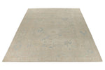 9x13 Beige and Ivory Turkish Oushak Rug