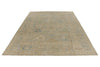 9x13 Beige and Ivory Turkish Oushak Rug