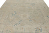 9x13 Beige and Ivory Turkish Oushak Rug