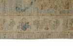 9x13 Beige and Ivory Turkish Oushak Rug