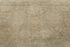 9x13 Brown and Brown Turkish Oushak Rug