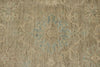 9x13 Brown and Brown Turkish Oushak Rug