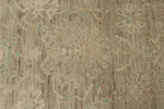 9x13 Brown and Brown Turkish Oushak Rug