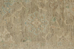 9x13 Brown and Brown Turkish Oushak Rug