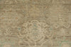 9x13 Brown and Brown Turkish Oushak Rug