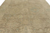 9x13 Brown and Brown Turkish Oushak Rug