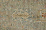 9x12 Light Gray and Light Brown Turkish Oushak Rug
