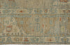 9x12 Light Gray and Light Brown Turkish Oushak Rug