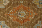 9x12 Camel and Ivory Turkish Oushak Rug