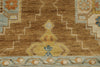 9x12 Camel and Ivory Turkish Oushak Rug