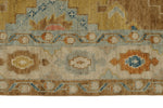 9x12 Camel and Ivory Turkish Oushak Rug