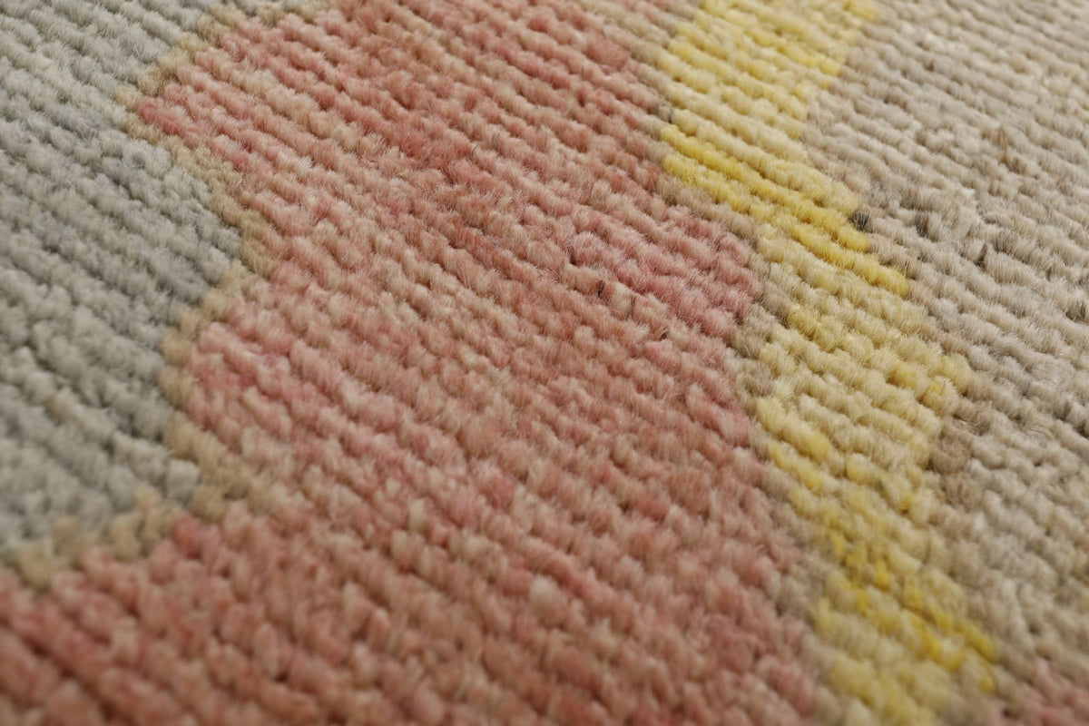 10x14 Gray and Beige Turkish Oushak Rug