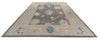 10x14 Gray and Beige Turkish Oushak Rug
