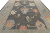 10x14 Gray and Beige Turkish Oushak Rug