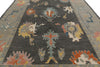 10x14 Gray and Beige Turkish Oushak Rug
