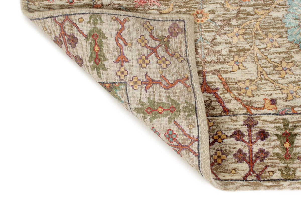 3x26 Ivory and Multicolor Modern Contemporary Runner